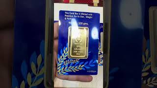 Aurel 100 Gram Gold Bar with 995 Purity [upl. by Yna]