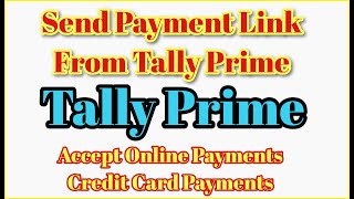 Tally Invoice with Payment Link  Auto Email Invoice with Payment Link  RECEIPT ENTRY IN TALLY [upl. by Oileduab]