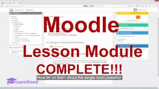 Moodle Lesson Activity THE COMPLETE TUTORIAL [upl. by Nidya908]