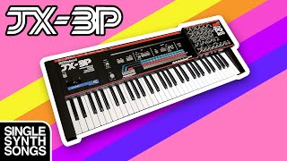 ROLAND JX3P  Single Synth Song [upl. by Alleciram]