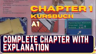 Netzwerk Chapter 1  Complete Chapter with Grammar explanation  DEMO LESSON A1 GOETHE EXAM PATTERN [upl. by Egwan]