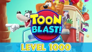 Toon Blast  Level 1000 No Boosters [upl. by Annaiek]