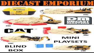 Diecast Masters Cat Caterpillar Blind Box Mini Playset Assortment  Unboxing amp Review [upl. by Harhay458]