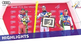 Highlights  Kriechmayr gets first World Cup win in SuperG at Beaver Creek  FIS Alpine [upl. by Ashwell]