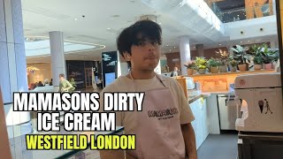 MAMASONS DIRTY ICE CREAM in London Westfield  Europes First Filipino Ice Cream Parlour [upl. by Perr]