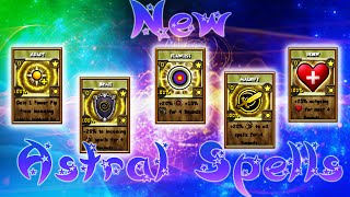 Wizard101 MORE NEW ARCANUM ASTRAL SPELLS SPOILER SERIES [upl. by Allenrac177]