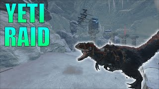 SOLO Raiding Donators Yeti Cave For Crazy Early Game Loot  Ark PvP [upl. by Etakyram]