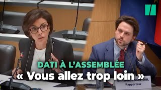 Léchange tendu entre Dati et un député après une question sur Bolloré [upl. by Yarased]