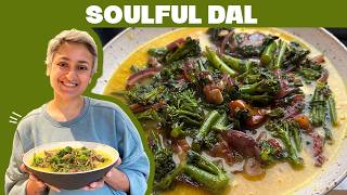 30 MINUTE MEAL  SOULFUL DAL  vegetable topped healthy vegan dal [upl. by Narruc186]