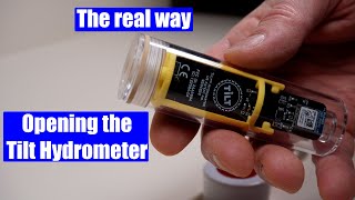 Opening a Tilt Hydrometer  The right way to do it [upl. by Yetac]