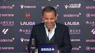 Rueda de prensa Levante UD vs Real Valladolid CF [upl. by Branch]