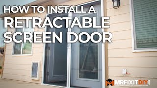 How to Install a Retractable Screen Door [upl. by Raine]