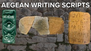 Ancient Aegean Writing Scripts  Explained [upl. by Sabah4]