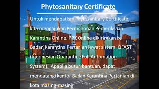 Sertifikat Phytosanitary [upl. by Annairb959]