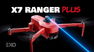 NEW EXO X7 Ranger Plus Review – This Drone SH00TS a LASER [upl. by Ahsiekit941]