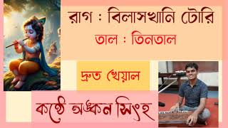 Raag  Bilaskhani Todi  Basiya Baji  short presentation  Ankon Singha [upl. by Bergh705]