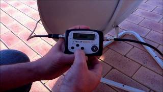 Satellite Finder meter how to use [upl. by Ynafetse]