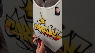 Graffiti airbrush tagging tagginggraffiti art graffititag [upl. by Ahseer]