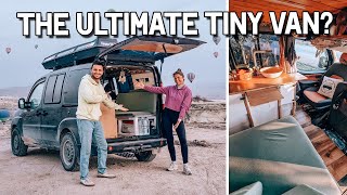 EPIC OffGrid MICRO CAMPER  Van Tour After 2 Years [upl. by Janette772]