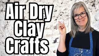 Easy Air Dry Clay Crafts for Beginners  DIY Tutorial [upl. by Nathanil890]