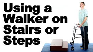 How to Use a Walker on Stairs  Ask Doctor Jo [upl. by Romaine340]