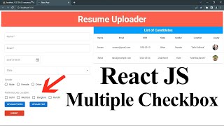 Multiple Checkbox in React JS Hindi [upl. by Skeie]