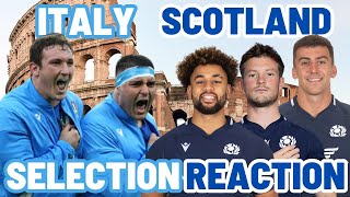 SCOTLAND v ITALY  SELECTION REACTION [upl. by Aihsar466]