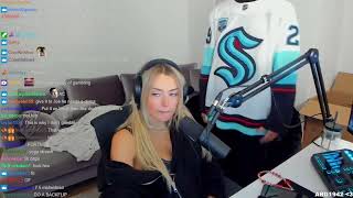 Corinna shows ass on stream not clickbait [upl. by Salome]