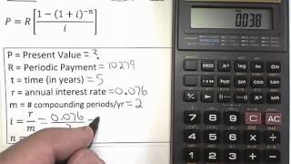 Present Value of an Ordinary AnnuitySimple [upl. by Joris]