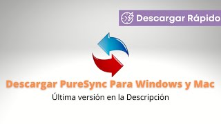 Descargar PureSync para Windows y Mac [upl. by Naeruat]