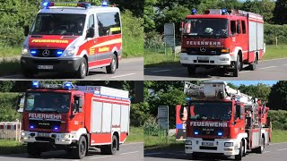 TM32 Alarmfahrt der Freiw Feuerwehr PetershagenLahde [upl. by Harman]