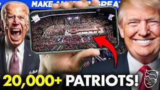 HISTORY Triumphant TRUMP Throws LARGEST Political Rally EVER Seen In Swing State 20000 Roar MAGA [upl. by Ariday]