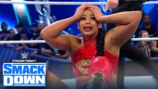 Bianca Belair Michin battle in Elimination Chamber Qualifying Match on SmackDown  WWE on FOX [upl. by Llenyar222]