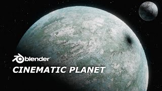 Make Epic Planet Animations  Blender Tutorial [upl. by Ecnerolf]