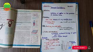 Damped Oscillations  Class 10 Physics Lecture 6 [upl. by Drofnas]