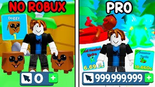 POOR TO RICH CHALLENGE IN CLICKER SIMULATOR Roblox [upl. by Kinney]