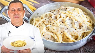 TONNARELLI CACIO e PEPE CREMOSI  la RICETTA VELOCE e ORIGINALE [upl. by Kohcztiy]