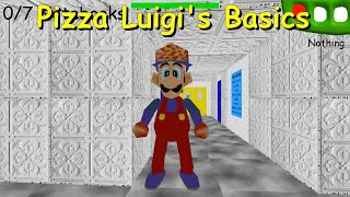 Pizza Luigis Basics Beta Build 3  Baldis Basics 143 decompiled mod [upl. by Christophe]