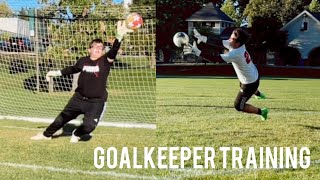 Goalkeeper Training Drills for Footwork Diving amp Handling [upl. by Enitsej]