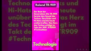 Roland TR 909 techno djgear electronicmusic music [upl. by Madian]