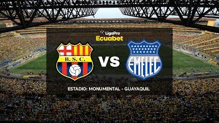 BARCELONA SC vs CS EMELEC EN VIVO  LIGAPROECUABET  2da ETAPA FECHA 10  FORMATO RADIO [upl. by Siddra889]