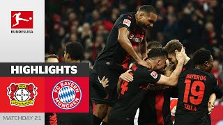 Leverkusen Beat Bayern  Bayer 04 Leverkusen  FC Bayern 30  Highlights  MD 21 – Bundesliga [upl. by Tortosa254]