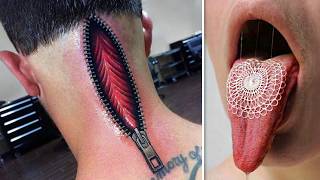 40 Most Realistic Tattoos Youve Ever Seen [upl. by Kcirdek567]