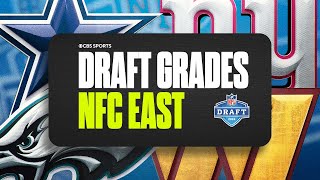 2024 NFL Team Draft Grades For NFC EAST Division I CBS Sports [upl. by Ybab963]