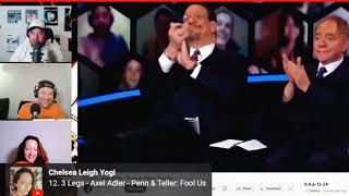 Penn amp Teller Fool us  Axel Adler  3 Legs Reaction Radio [upl. by Urbas]