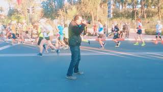 Marathon international de Marrakech 2018 départ [upl. by Binnie]