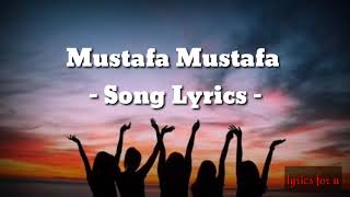 Mustafa Mustafa kadhal Desam song lyrics [upl. by Jamille]