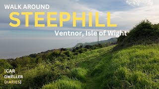 Walk around Steephill Down above Ventnor Isle of Wight [upl. by Ibbetson]