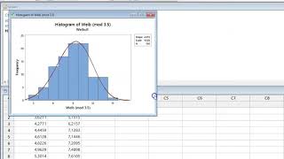 Aula 90 Minitab Distribuição de Weibull Ajuste [upl. by Hendrika]