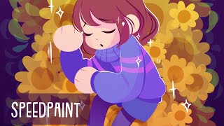 FANART Undertale Frisk  Speedpaint [upl. by Earehc924]